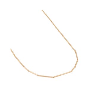 Gold Color Everyday Necklace – Silver Color Minimalist Layering Jewelry | Vibrant Electric by JUJU Jewelry