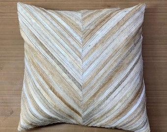 100 % Natural Cowhide Luxurious Hair On Cushion/ Pillow Cover cowhide Cushion Cover, Smooth and Shiny, Cowhide Pillow,