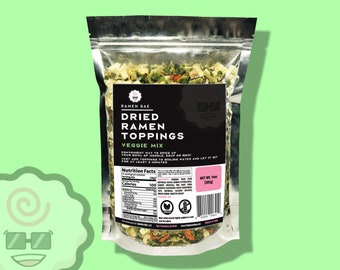 Dehydrated Ramen Toppings - Veggie Mix