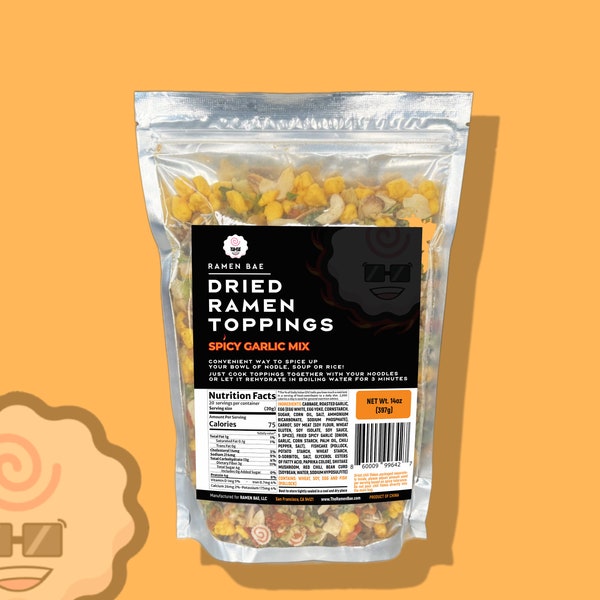 Dried Ramen Toppings - Spicy Garlic Mix