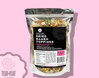 Dehydrated Ramen Toppings - Seafood and Vegetables Mix