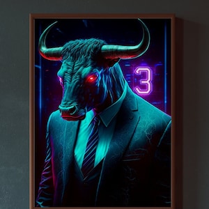 Wall Street Bull Canvas Art
