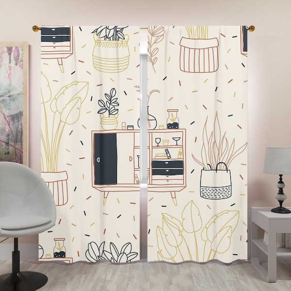 Two Story Curtains Etsy