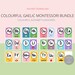Scottish Gaelic Bright Montessori Poster and Flashcard Set Instant Download Printable Buy Once ...