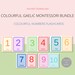 Scottish Gaelic Bright Montessori Poster and Flashcard Set Instant Download Printable Buy Once ...