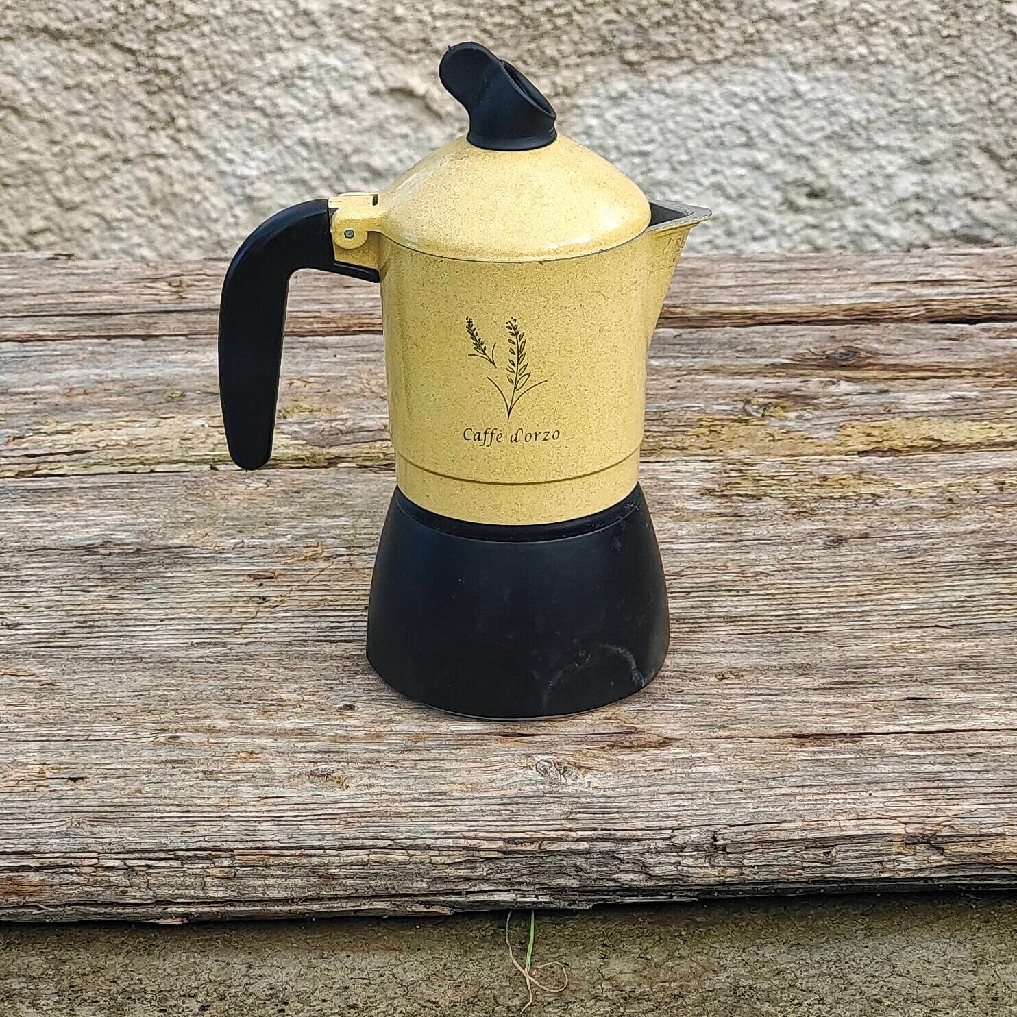 Orziera Vintage Bialetti per 4 Tazze Moka in Alluminio 