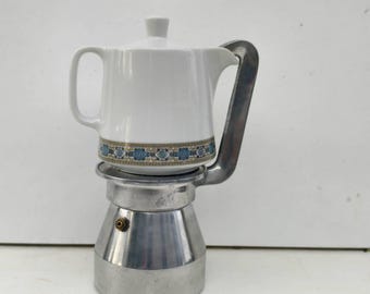 Cafetière Ancienne SEB Ferm En Aluminium – Vintage, Fonctionne Sur Gaz Et électrique