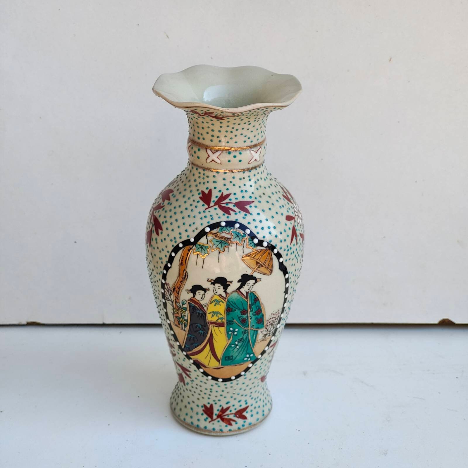 中国古い花瓶 1950 年代のヴィンテージ中国製小型陶器花瓶 - Etsy 日本