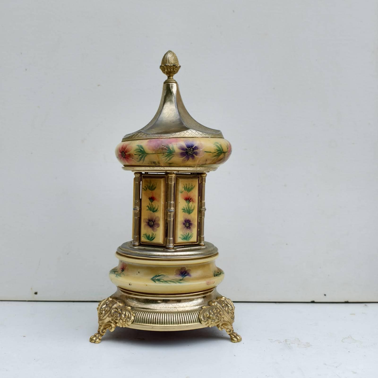 Alabaster Cigarette Music Box, Lipstick Carousel. - Etsy