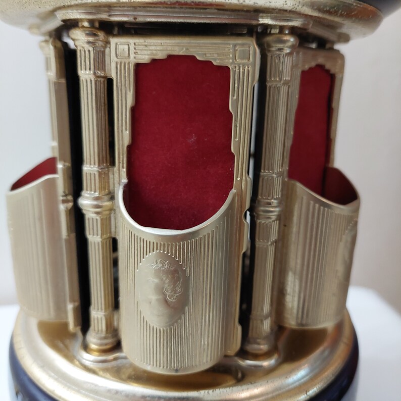 Vintage Reuge Cigarette Music Box, Lipstick Carousel Etsy