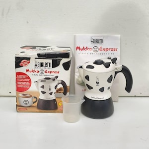 Bialetti Mukka Express cappuccino maker for 1 cup with original box.