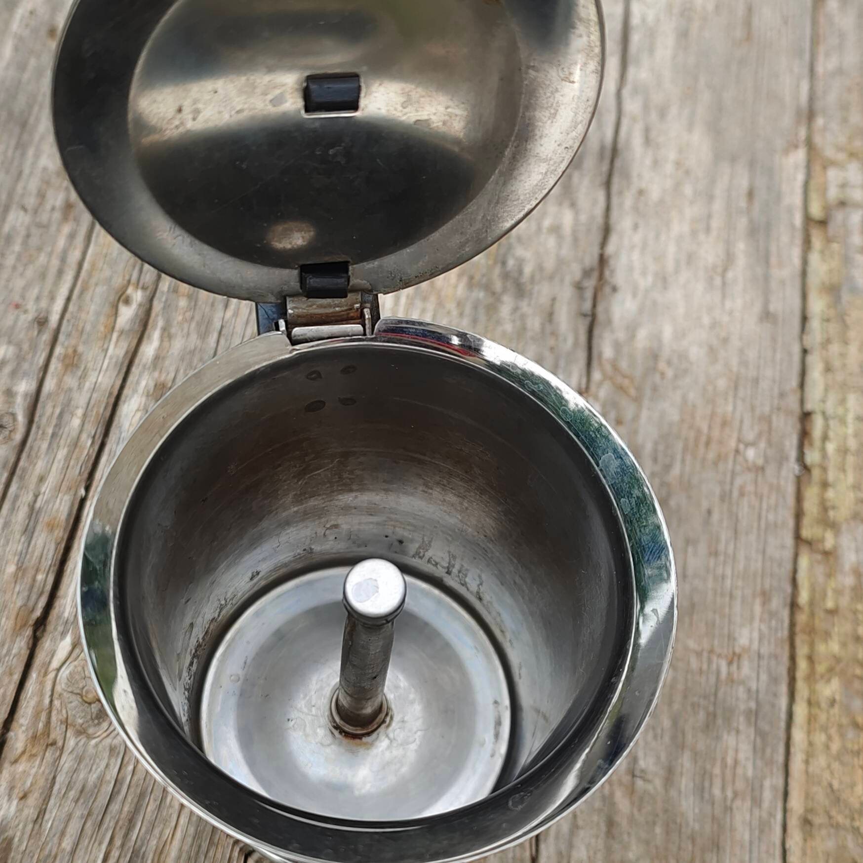 Vintage Steel Coffee Maker Vev Vigano for 6 Cups Italian Small Stainless Moka Pot Etsy