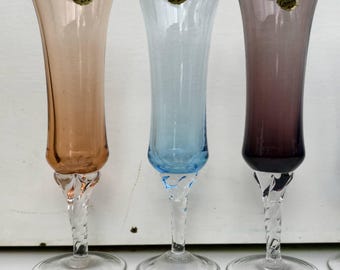 Crystalcolor rpn」のクリスタルカラーシャンパンフルートグラス