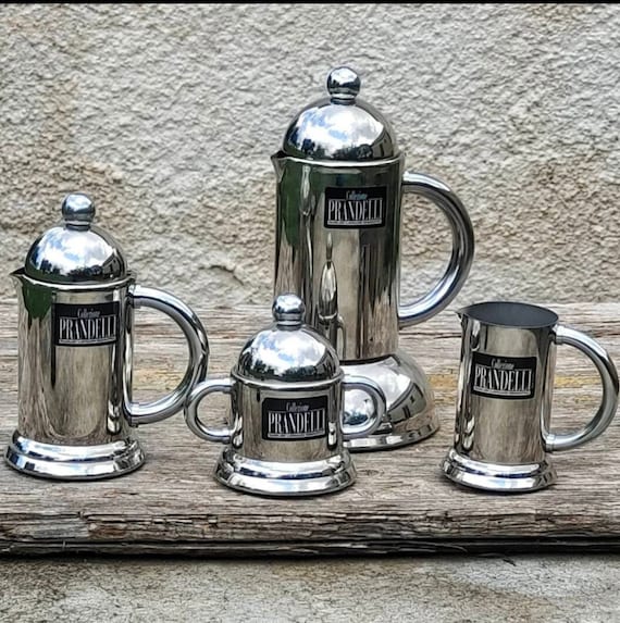 Accessorio Caffè Portabicchieri Metallico LATRAT - Supporto Per 6 Tazze Da Caffè In Acciaio Inox Dorato Portabicchieri Oro