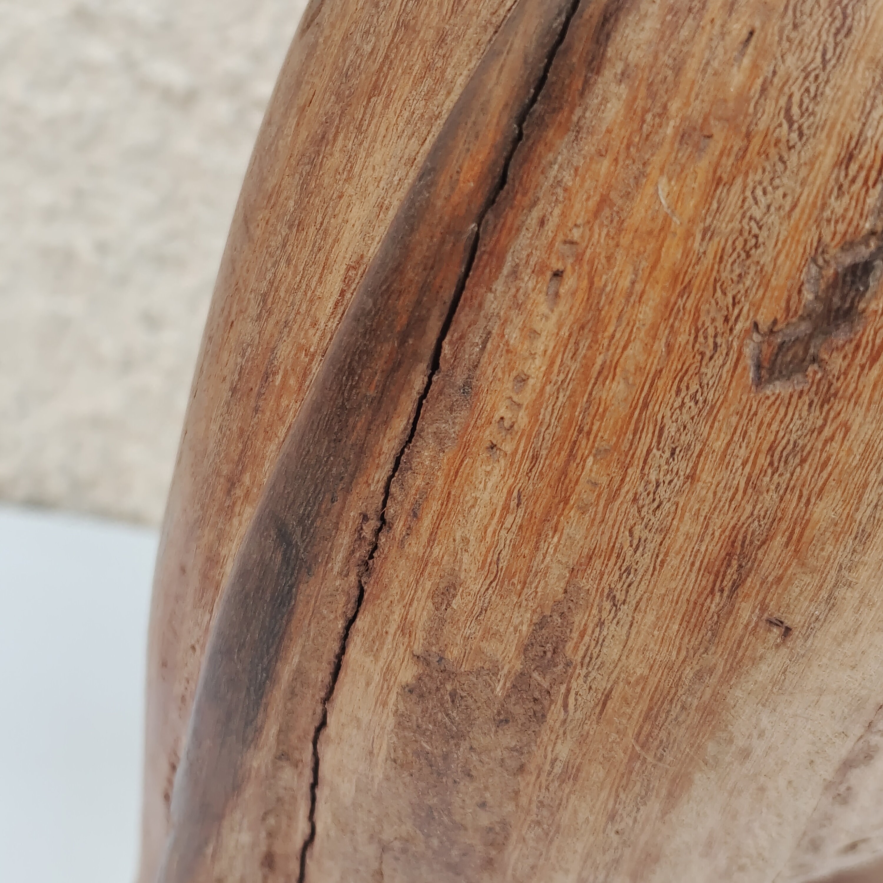 大きな象のチーク材の手彫りの木製テーブル動物フィギュアアフリカの