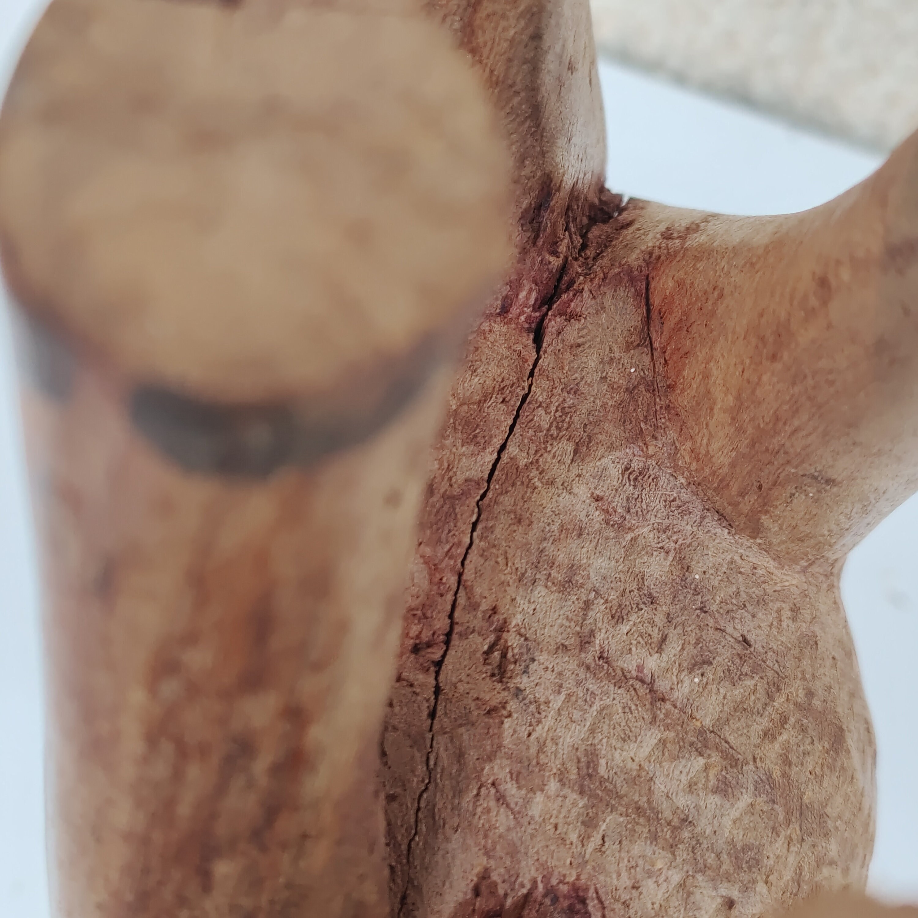 大きな象のチーク材の手彫りの木製テーブル動物フィギュアアフリカの