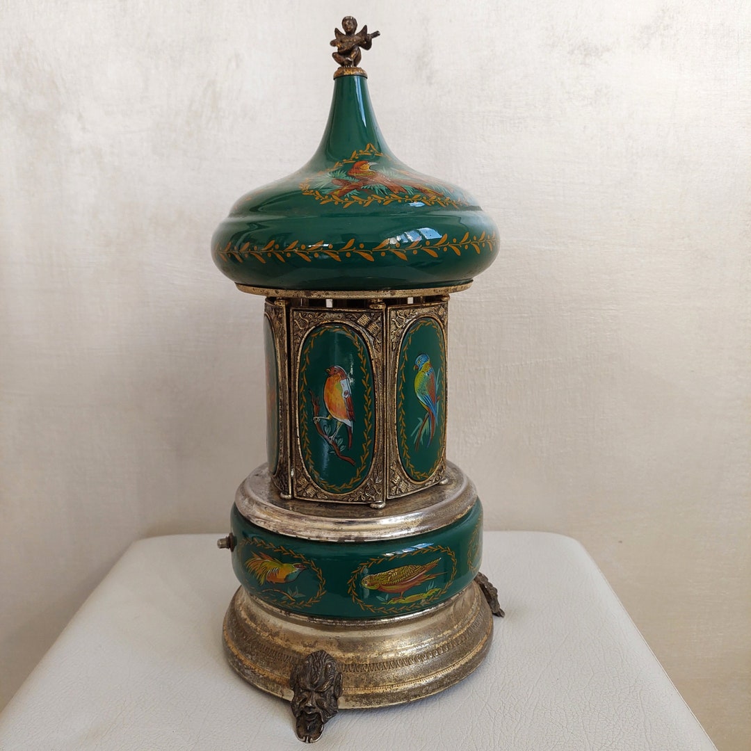 Vintage Reuge Cigarette Music Box, Lipstick Carousel Etsy UK