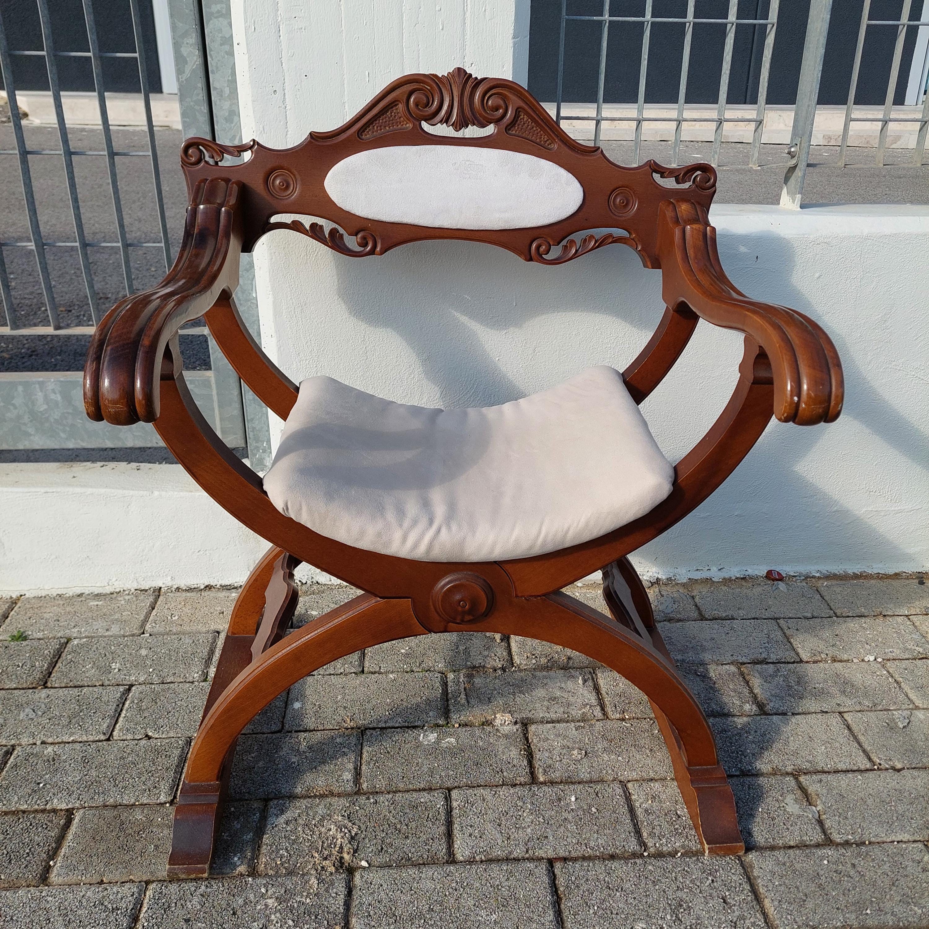 アームチェア】木製 椅子 サヴォナローラ ダンテスカ ヴィンテージ