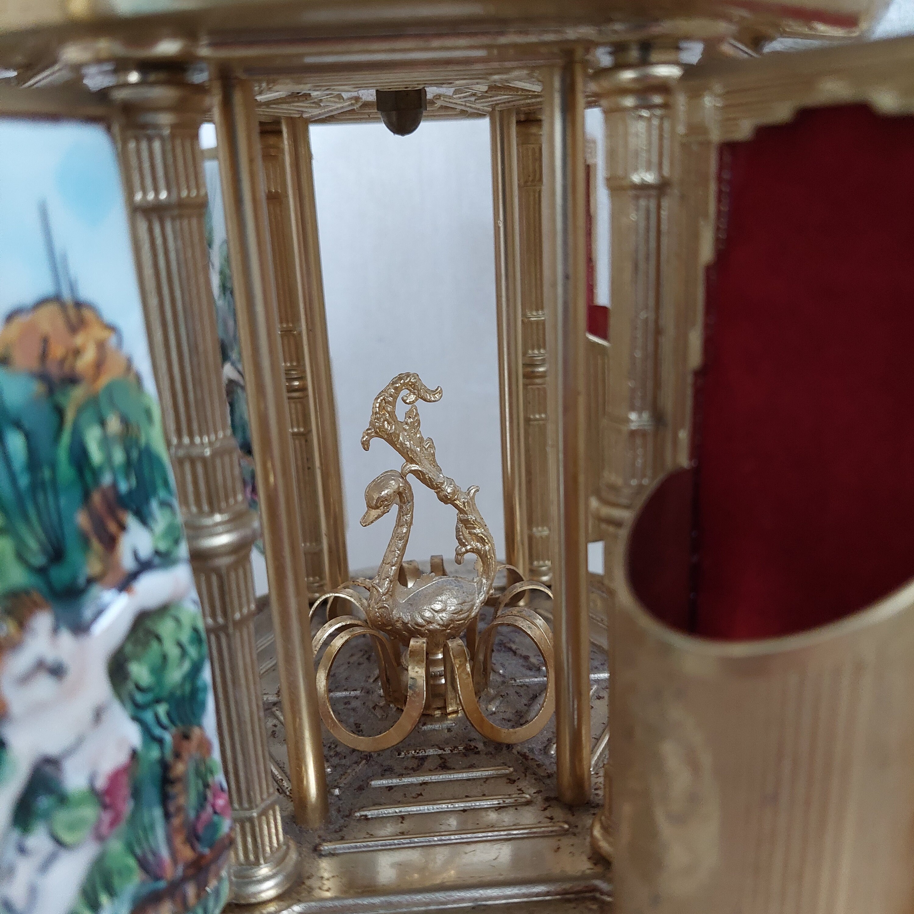 Vintage Cigarette Music Box Reuge Lipstick Carousel Etsy