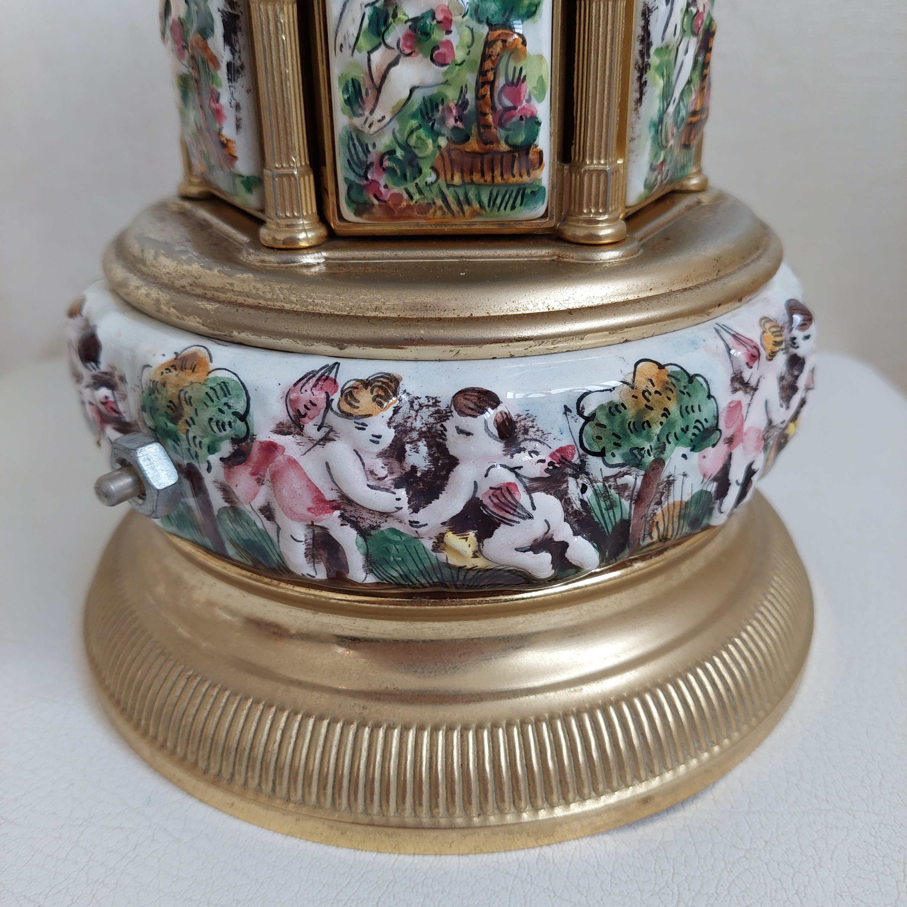 Vintage Cigarette Music Box Reuge Lipstick Carousel Etsy