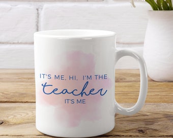 Lehrer-Kaffee-Tasse - Ich bin der Lehrer - Geschenk für Lehrer - Geschenk für neuen Lehrer - lustiges Lehrergeschenk - Lehrer-Anerkennungsgeschenk, Swiftie-Geschenk