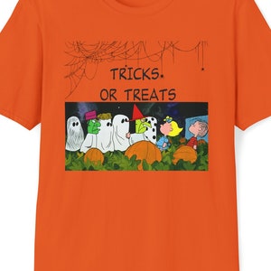 Tricks or Treats shirt, Great Pumpkin Shirt, Charlie Brown Shirt, Halloween shirt