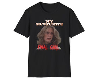 Camiseta gráfica de terror Laurie Strode 'Final Girl' - Camiseta de Halloween
