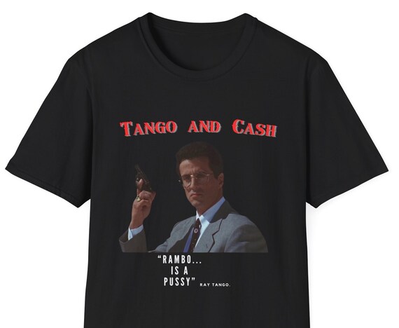 T-shirt Tango & Cash - Film Culte - Toutes Tailles - Noir - Unisexe Adulte - Neuf Sans étiquettes
