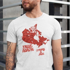 True North T-Shirt, Canadian T-shirt, Canadian Pride T-shirt, Canada Day Gift