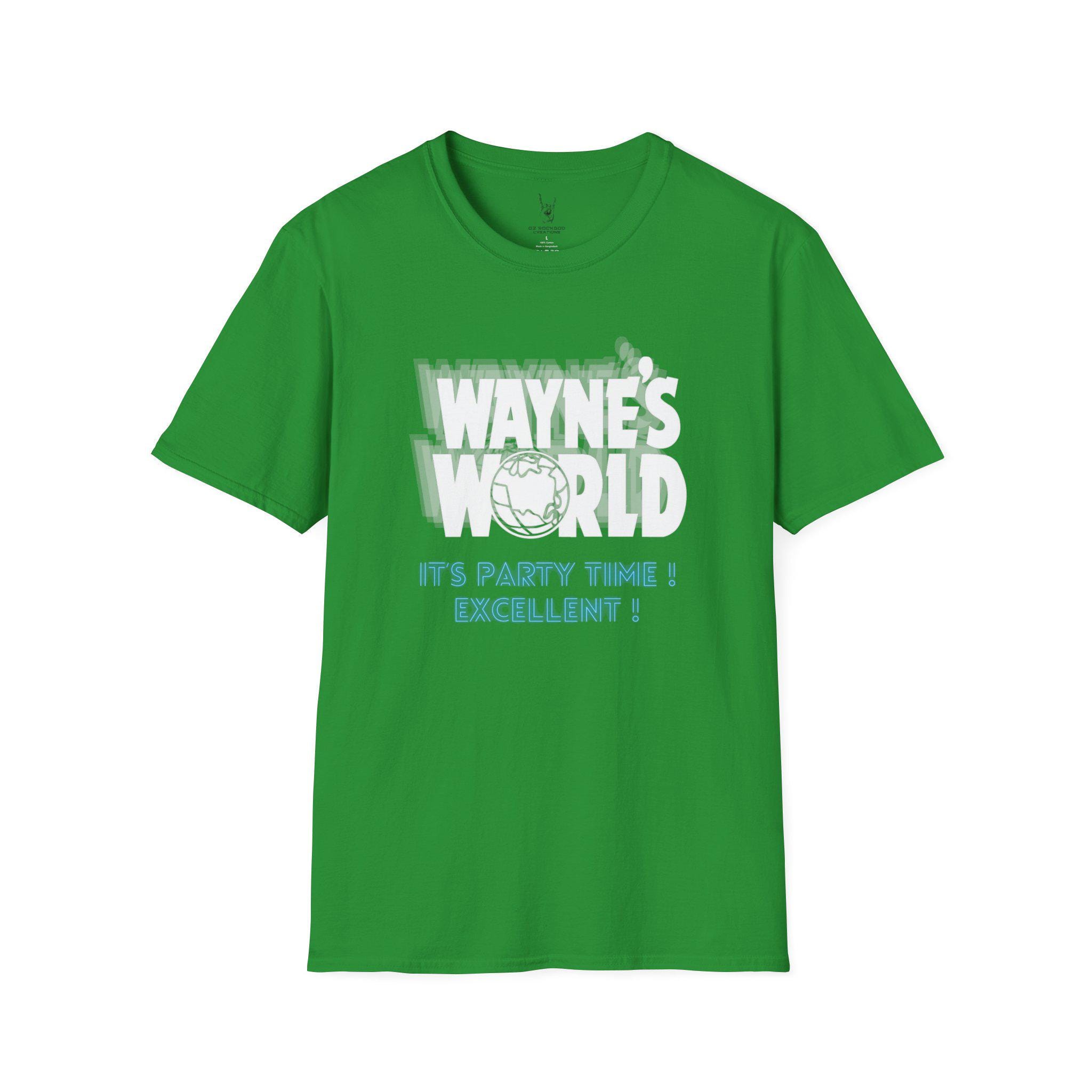 ウェインズ・ワールド Tシャツ：90年代のレトロな映画グラフィックT 