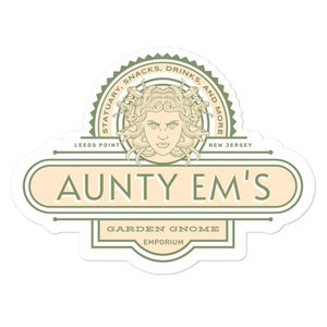 Percy Jackson Aunty Em's Statuary Sticker