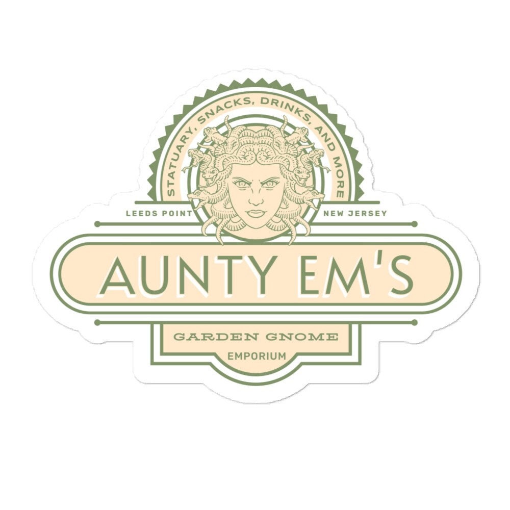 Percy Jackson Aunty Em's Statuary Sticker - Etsy