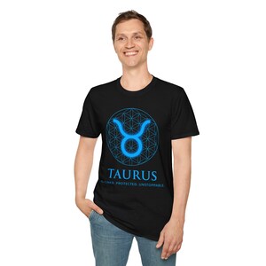 Taurus Zodiac T-Shirt, Unisex Astrology Tee, Taurus Gift, Birthday Shirt, Horoscope Clothing, Zodiac Sign Apparel