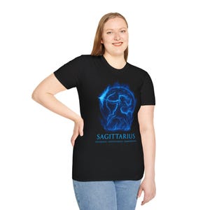 Schütze Sternzeichen T-Shirt: Softstyle Astrologie T-Shirt