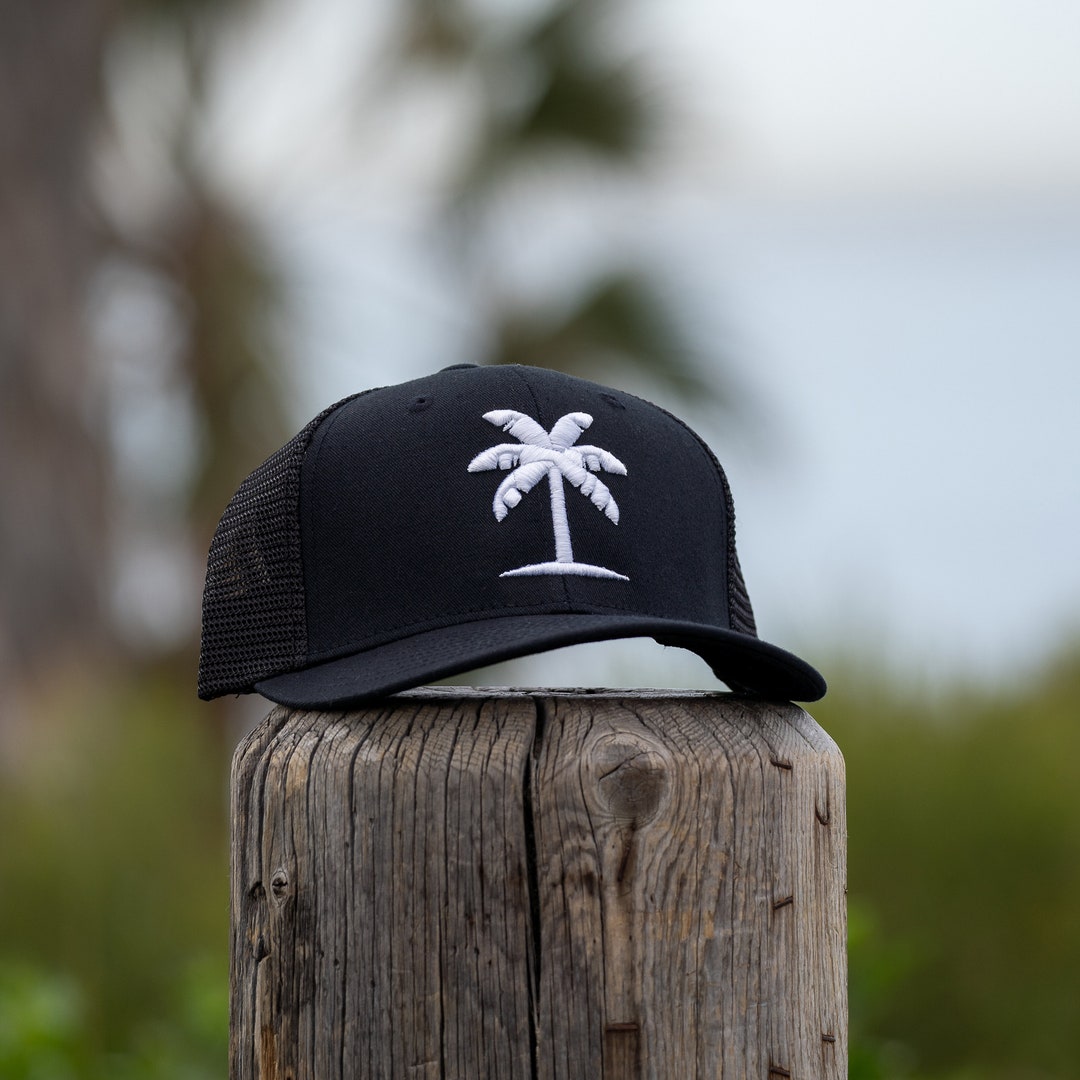 Palm Tree Hat 3D Embroidery Etsy