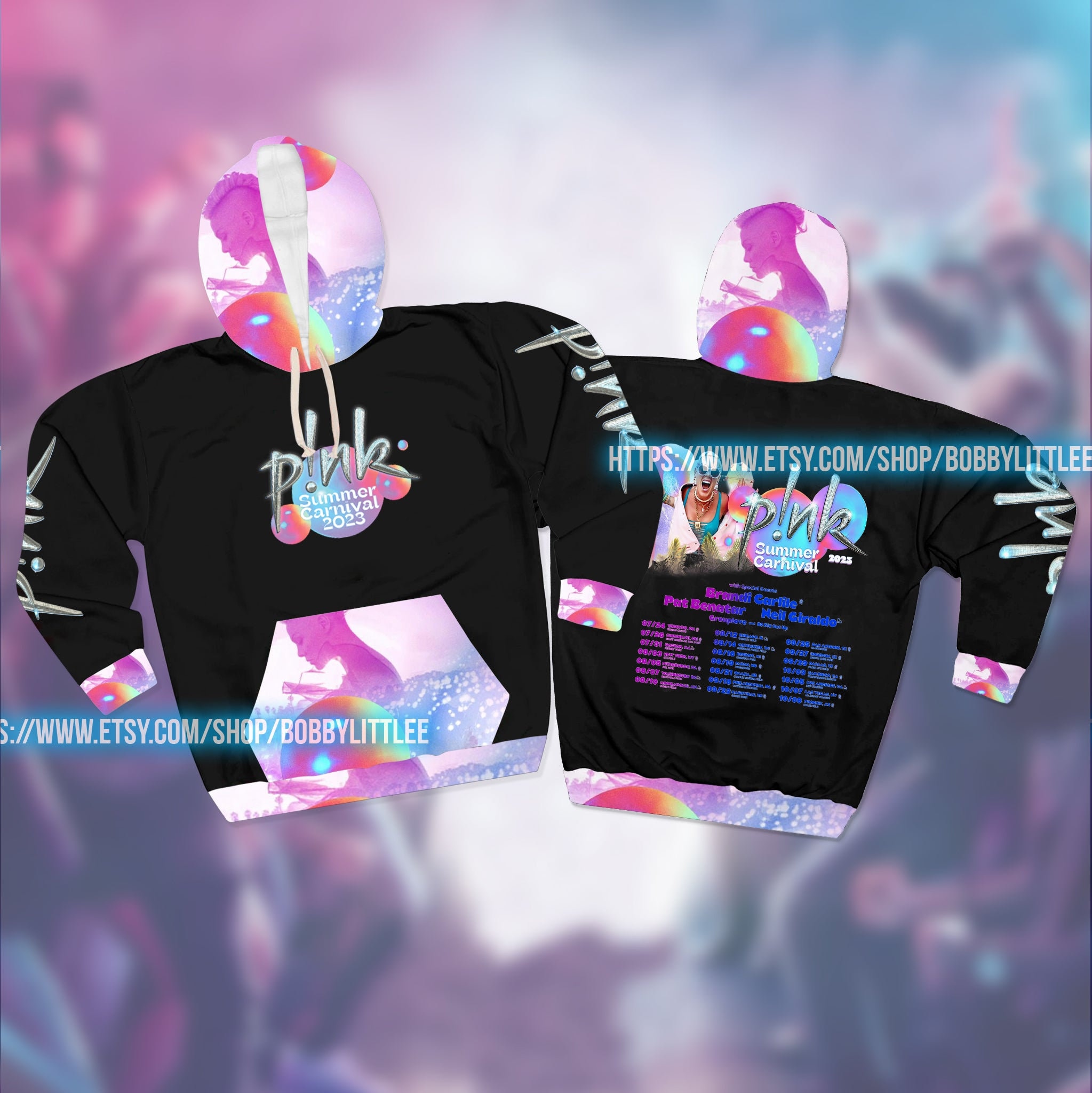 Discover Pnk Summer Carnival Tour 2023 Hoodie, Summer Carnival Tour Hoodie,P!Nk Hoodie