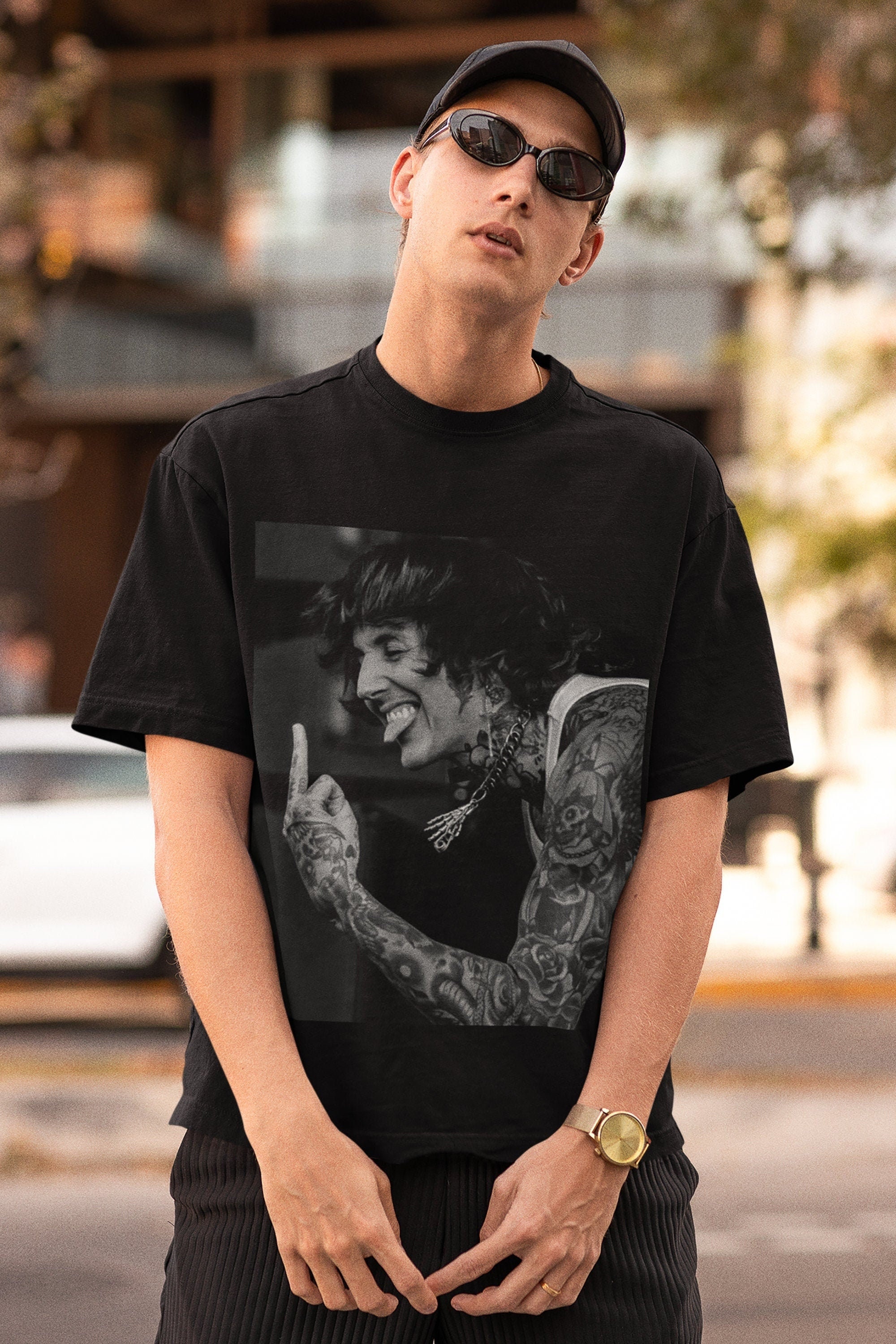 Oliver Sykes Middle Finger Shirt, Bring Me The Horizon Shirt