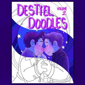 Destiel Doodles Coloring Book Volume 2 image 1