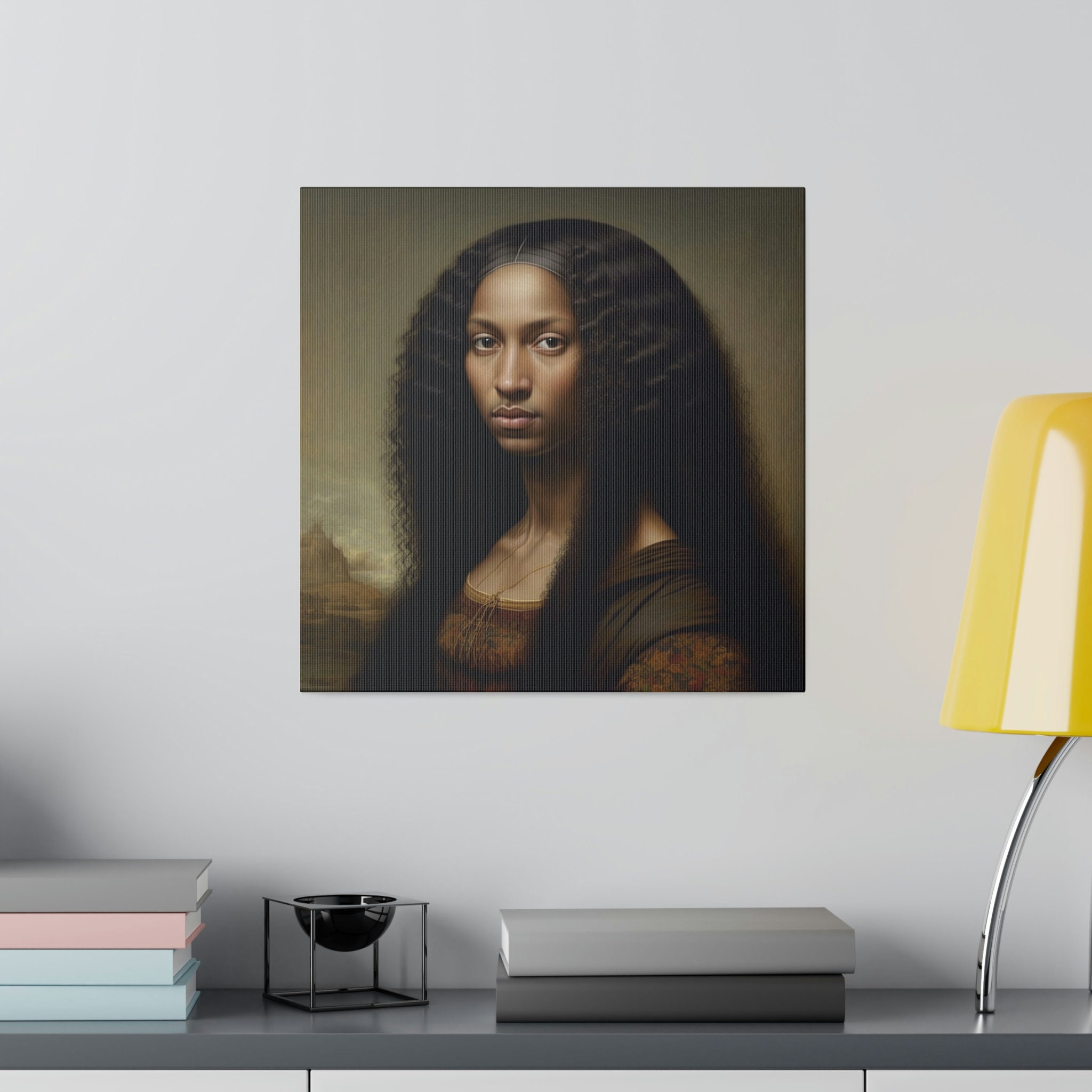 Mona Lisa Wall Art Mona Lisa Painting Mona Lisa Décor Etsy