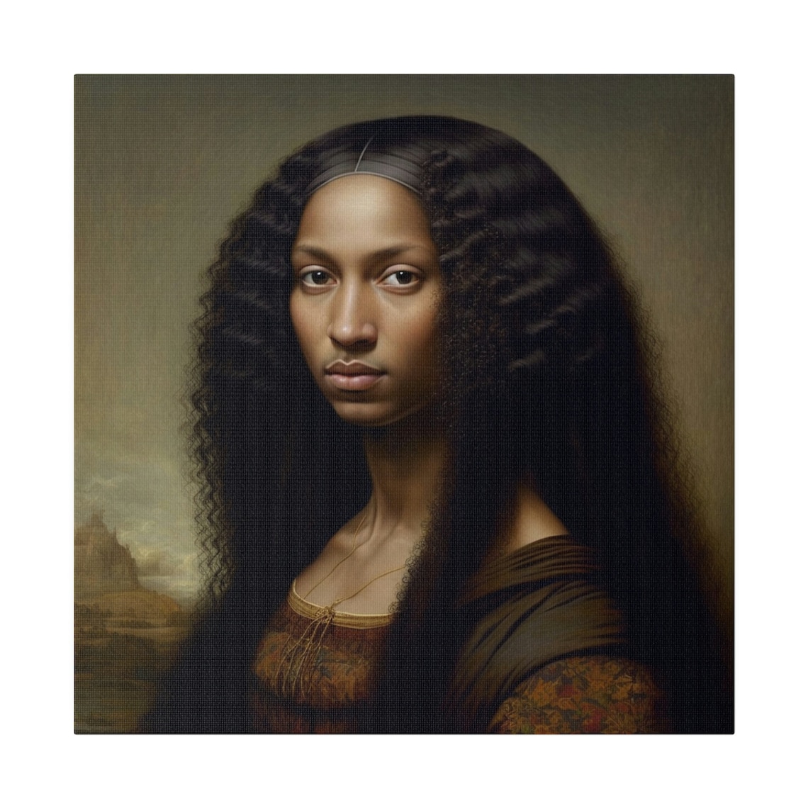 Mona Lisa Wall Art Mona Lisa Painting Mona Lisa Décor Etsy