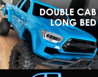 1/10 Toyota Tacoma Double Cab Long Bed 3d Rc Crawler Body stl Files For 3d Print