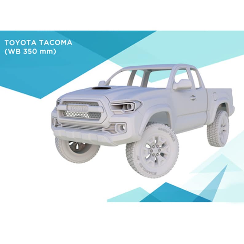 1/10 Toyota 3d Rc Crawler Body Stl Files for 3d Print Etsy