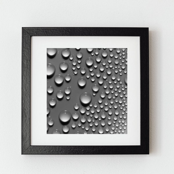 Wall art to download Water Drops. For poster or poster
