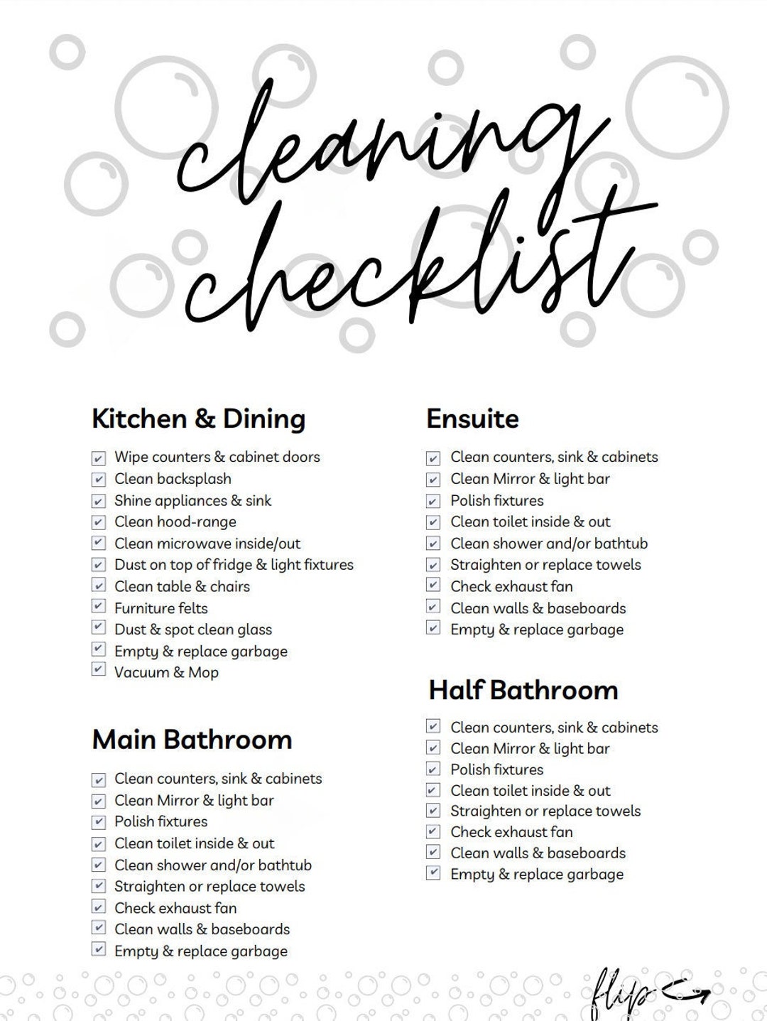 Move Out Cleaning Checklist Pdf Mensstreams