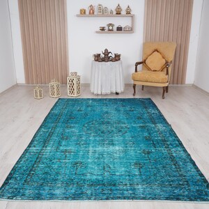 6x9 rug, muted oushak rug, neutral vintage rug, 6x9 turkish rug, faded rug, wool rug, turkish area rug,handmade,bohemian rug,antique rug,569
