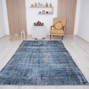 6x9 rug, muted oushak rug, neutral vintage rug, 6x9 turkish rug, faded rug, wool rug, turkish area rug,handmade,bohemian rug,antique rug,855