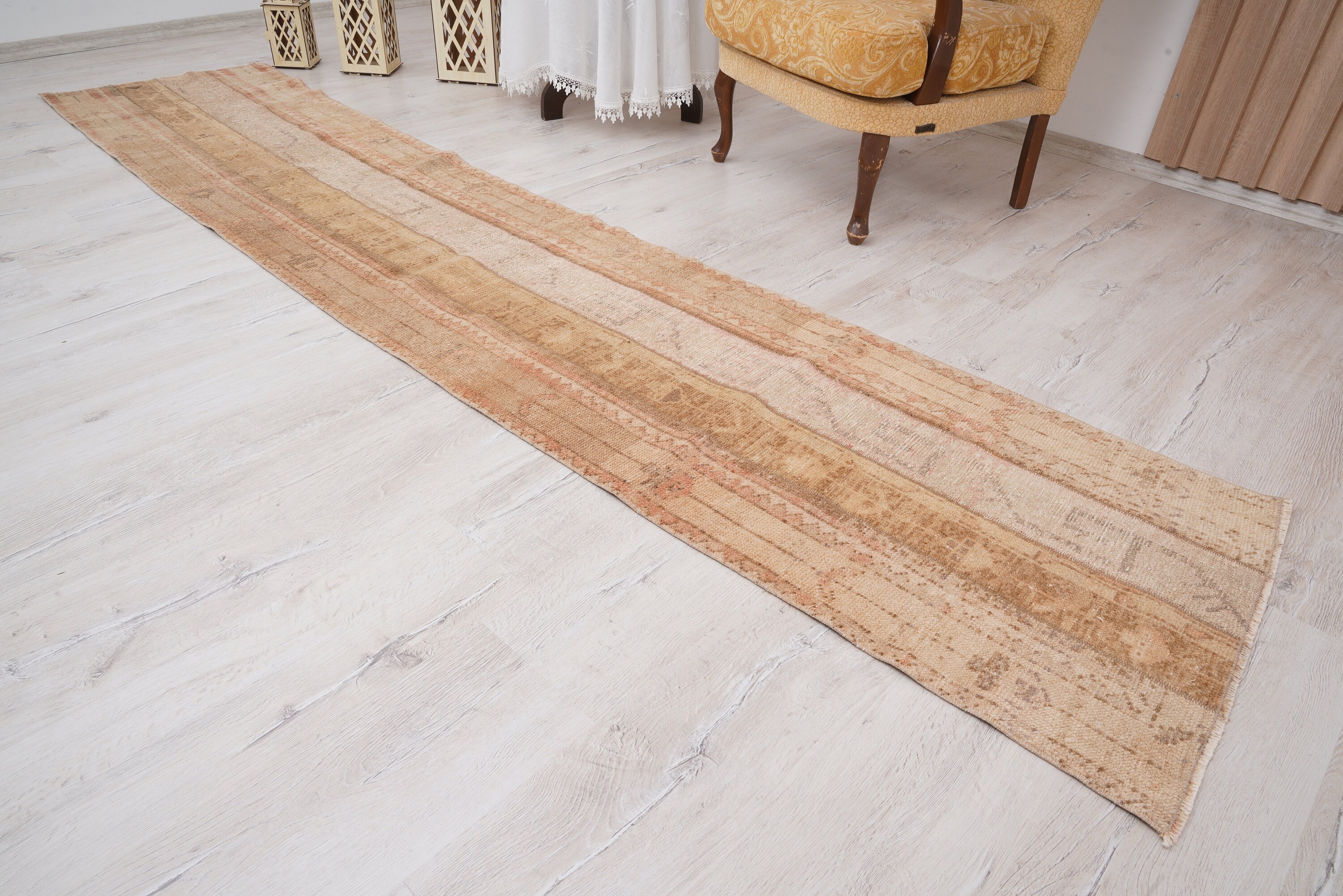 オンリー10点 2x10 Rug, Turkish Rug, Wool Runner, Corridor Rug, Oushak Rug
