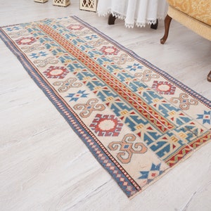turkish runner rug, antique rug, corridor rug, oushak runner, 2x6 vintage runner, hallway rug, turkish runner, faded rug,turkish rug 2x6,979