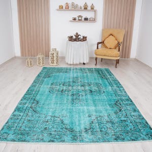 6x9 rug, muted oushak rug, neutral vintage rug, 6x9 turkish rug, faded rug, wool rug, turkish area rug,handmade,bohemian rug,antique rug,584