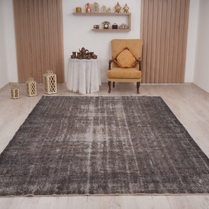 7x11 rug, oushak rug, anatolian rug, large turkish rug, vintage rug, handmade rug, oversize rug, muted wool rug,turkish rug,area rug7x11,527